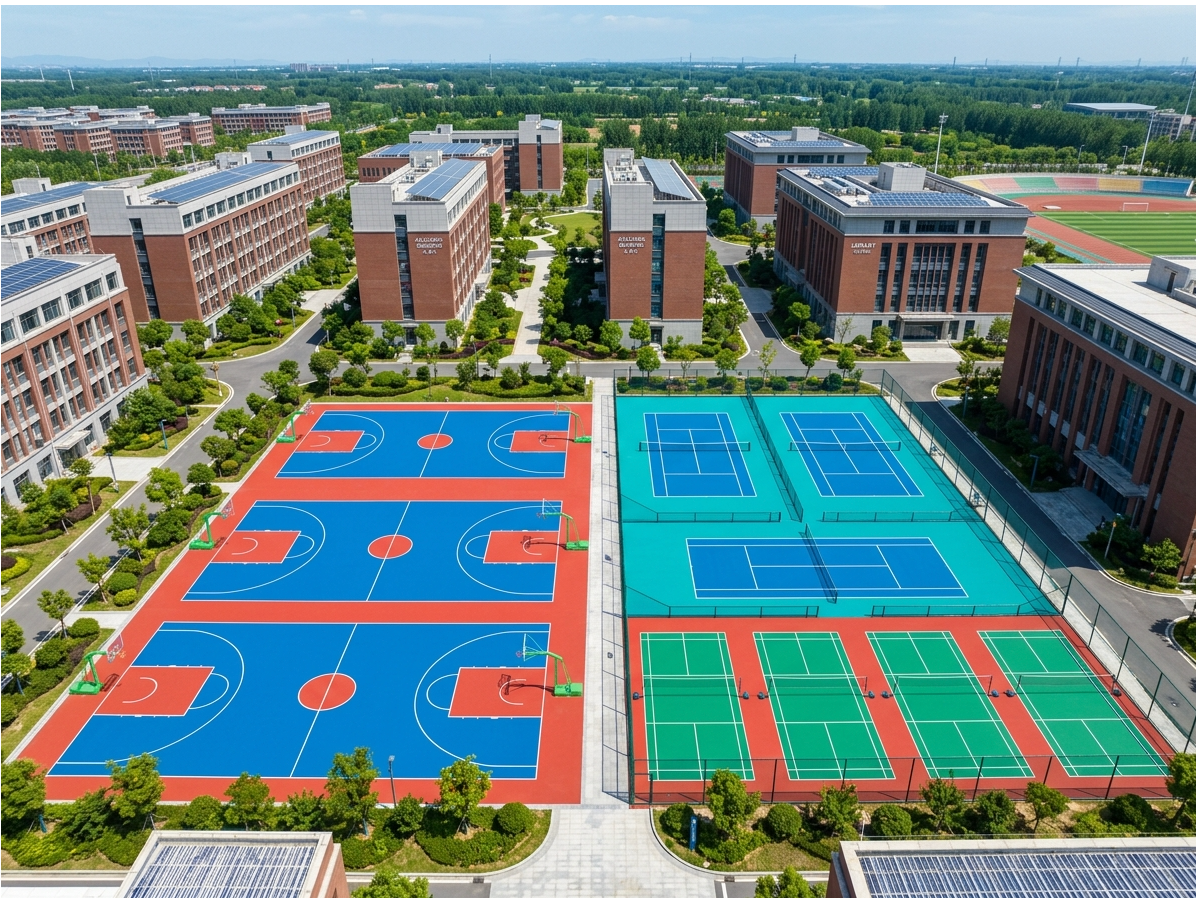 潮州市硅PU球场硅PU球场 - 一站式服务